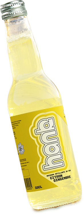 Limonade CBD bio citron gingembre