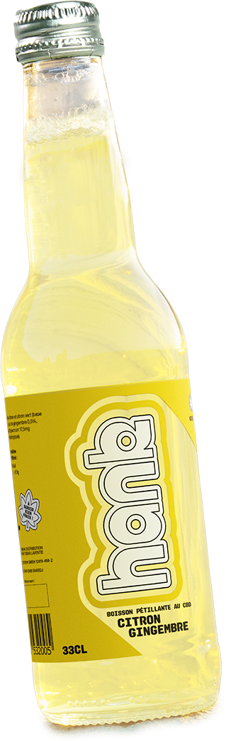 Limonade au CBD Bio Citron Gingembre