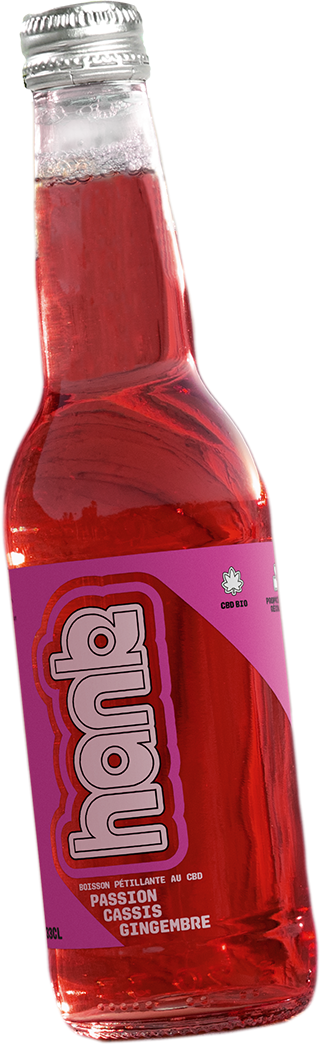 Limonade au CBD Bio Passion Cassis Gingembre